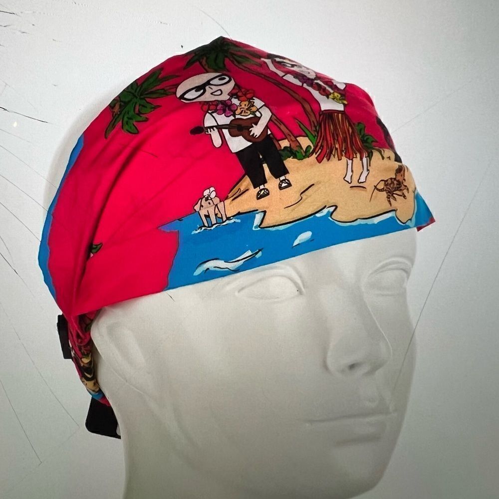 Dolce and Gabbana Printed Elastic Headband with Tags
